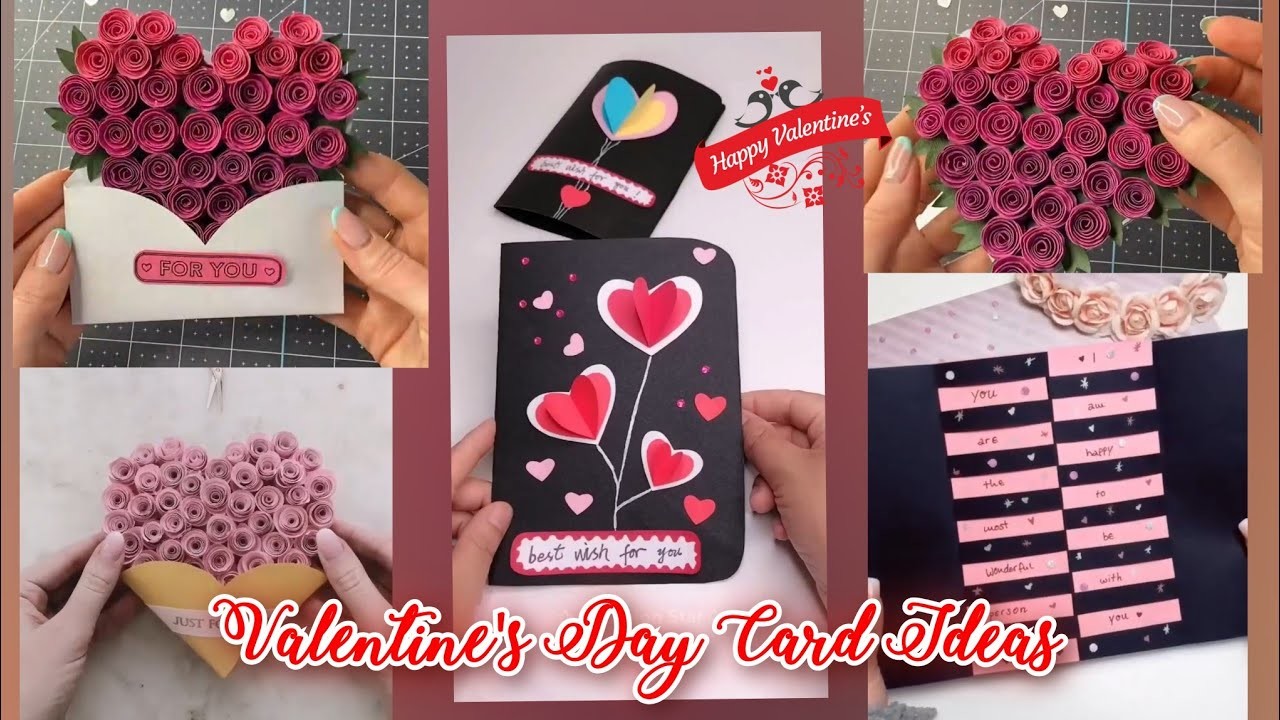 4 Valentine's Day Card Ideas | Valentine's Day Card For Boyfriend | Valentine's Day Card For Husband