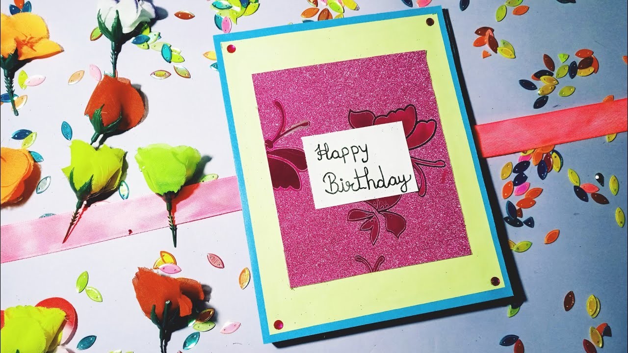 Beautiful Handmade Birthday Card For Boyfriend | Handmade Birthday Card For Boyfriend