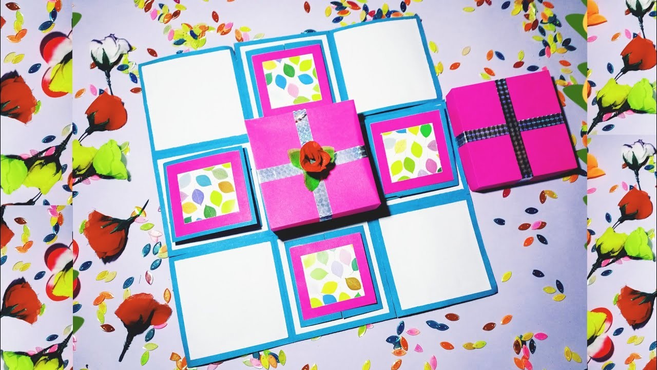 Beautiful Handmade Explosion Box For Boyfriend | DIY Explosion Box Idea | Tutorial | Explosion Box