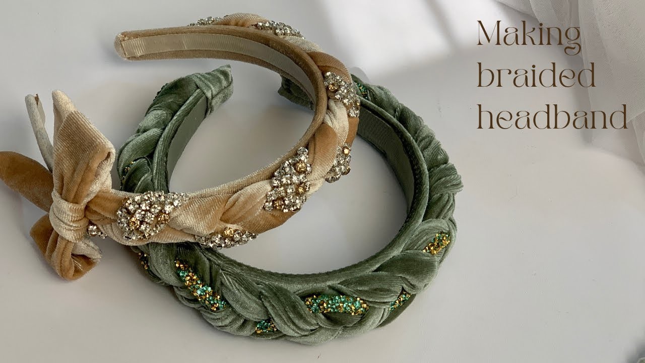 Braided Headband. Jewelry braided headband. easy to make