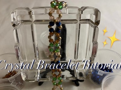 Crystal Bracelet Tutorial????✨ || Easy Step by Step Tutorial