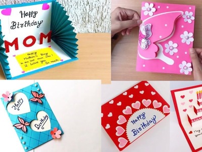 DIY - 4 Birthday Cards in one video | Handmade Anniversary Card