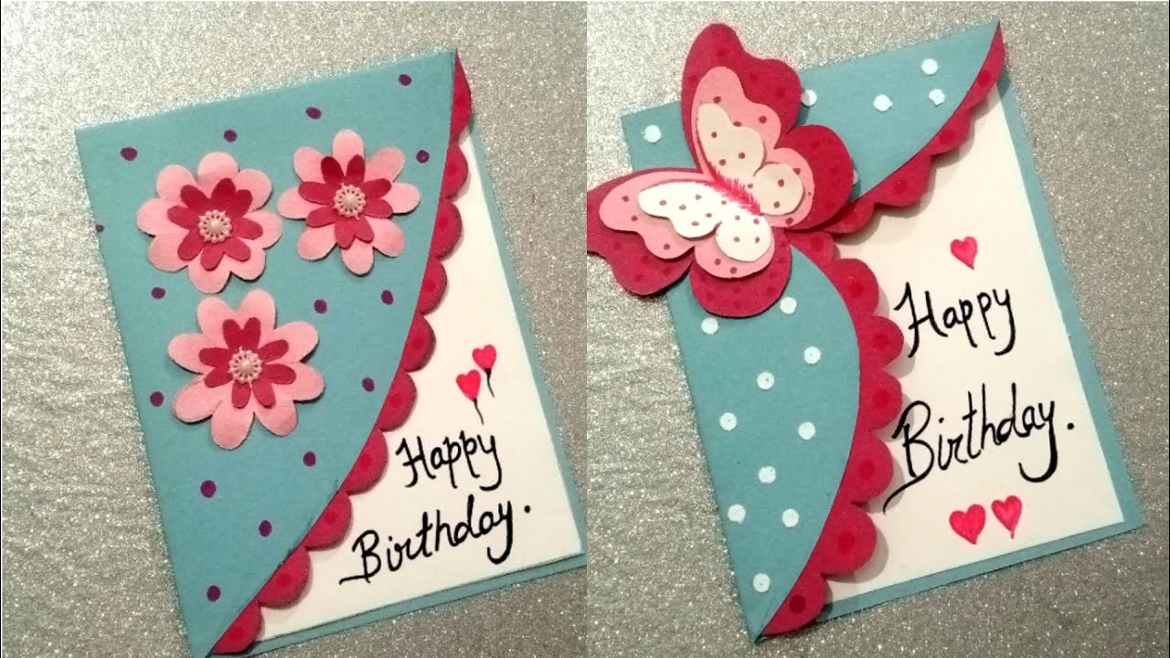 Diy birthday card . handmade birthday card.#birthdaycard .#craft .#handmade .#diy .