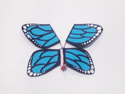DIY BUTTERFLY STICKERS MAKE WITH HARDCHART CRAFT STICKERS ART SKETCHING DRAWINGS DECORATION