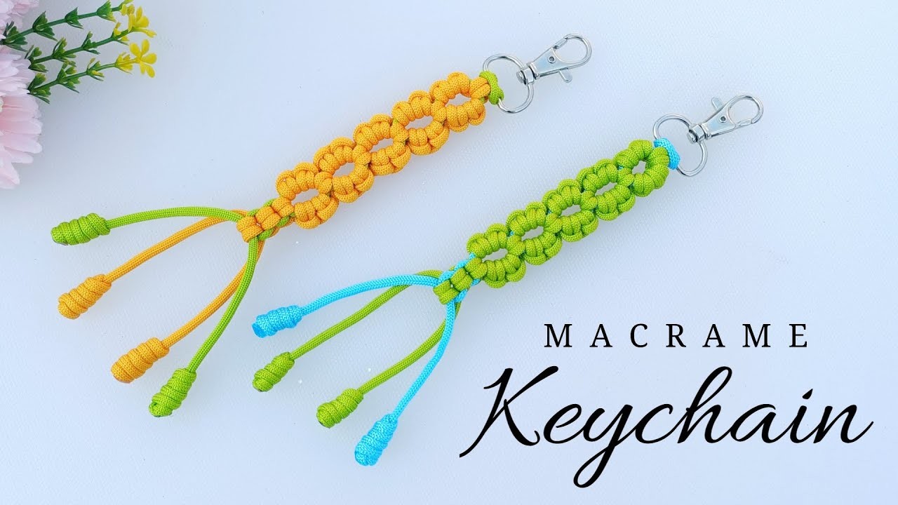 DIY Tutorial l How to make Macrame Keychains ? DIY Handmade Macrame Keychain | Macrame Crafts