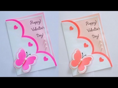 DIY Valentine's Day Greeting Card. How To Make Valentine's Day Card | Valentine's Day Making Easy
