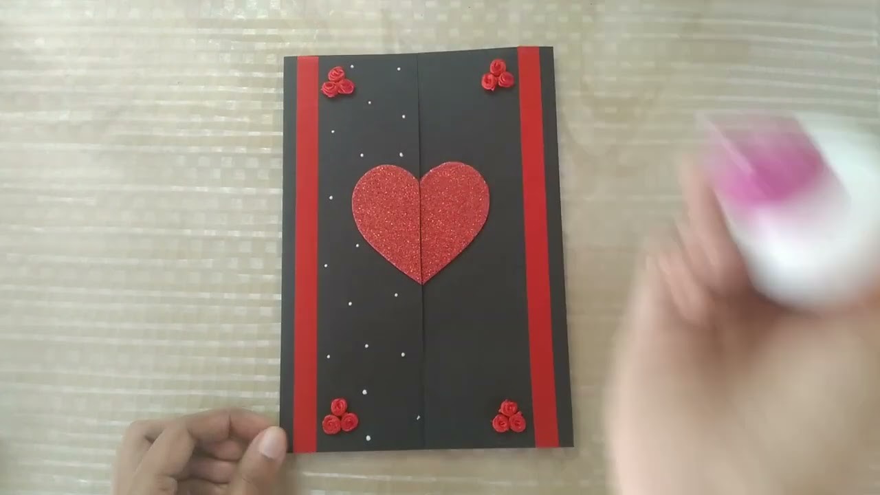 DIY Valentine's Day Greeting Card.Easy & Beautiful Handmade   Card