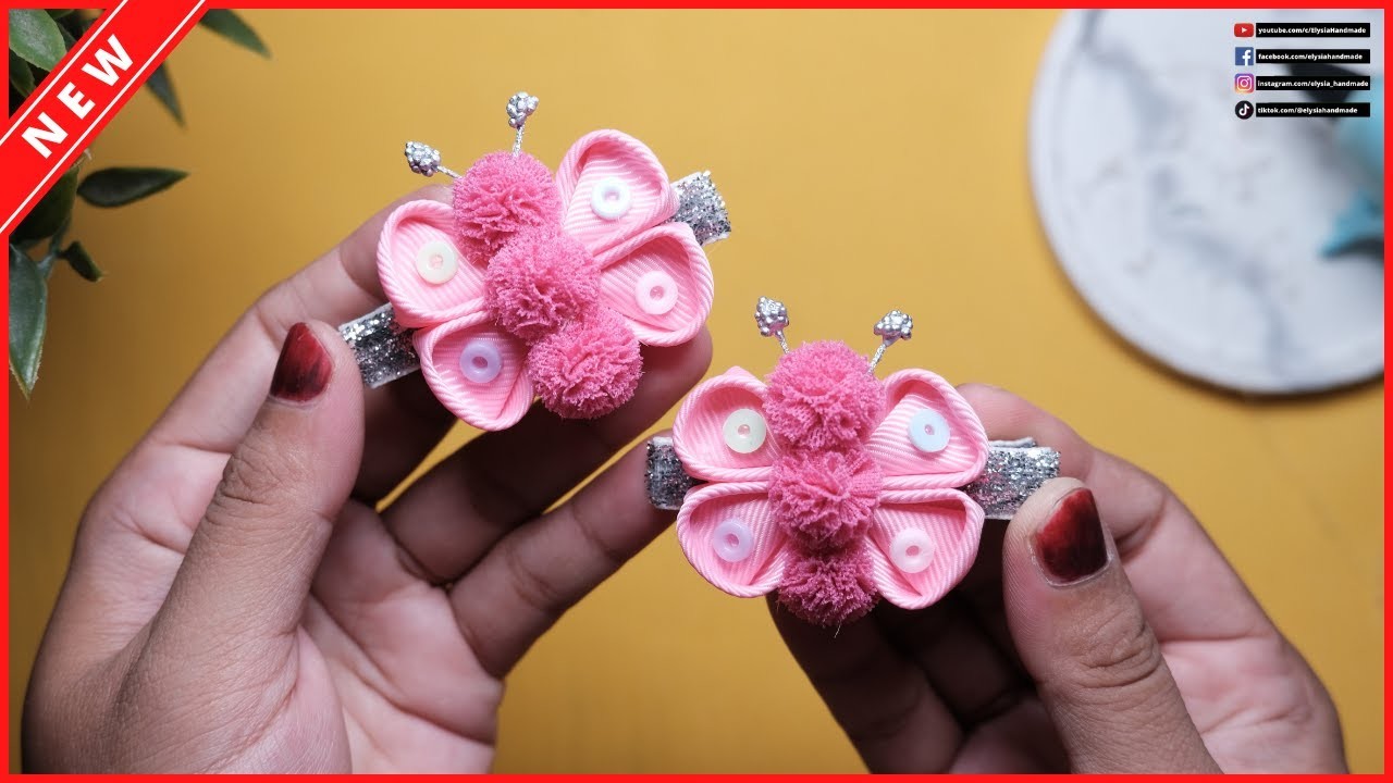 Get Creative with Hair Accessories: DIY Butterfly Hair Clips Tutorial for a Unique Look