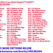 Great White Buffalo Cross Stitch Pattern***LOOK***Buyers Can Download Your Pattern As Soon As They Complete The Purchase