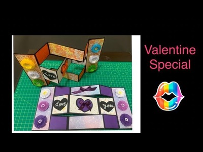Handmade Popup Card for Valentine's Day | Valentine Card | 3D Hearts Card 2023