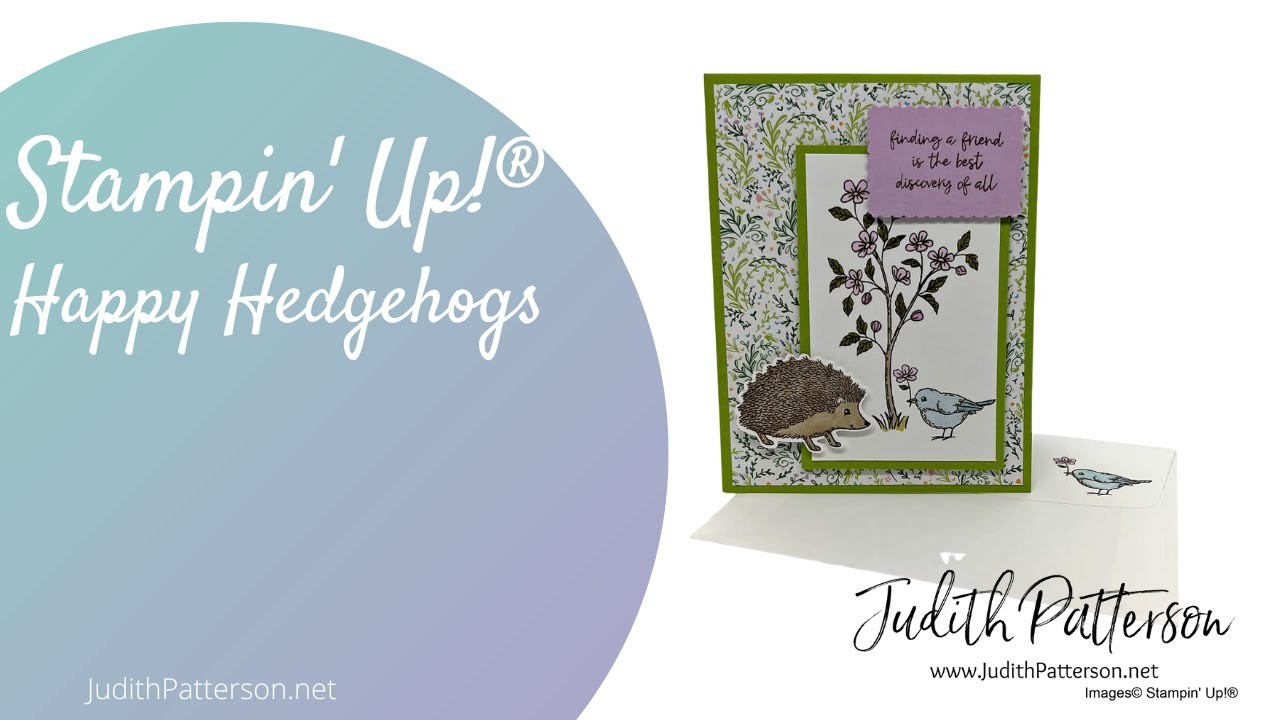 Happy Hedgehogs Handmade Card Tutorial