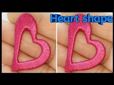 Heart shape chandbali | Heart shape chandbali wrapping | Chandbali wrapping | @SuhithCreations
