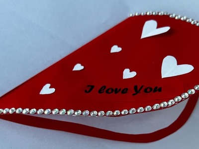 Herz Pop up Card, Valentins day Card, Card zum Muttertag, 8 März