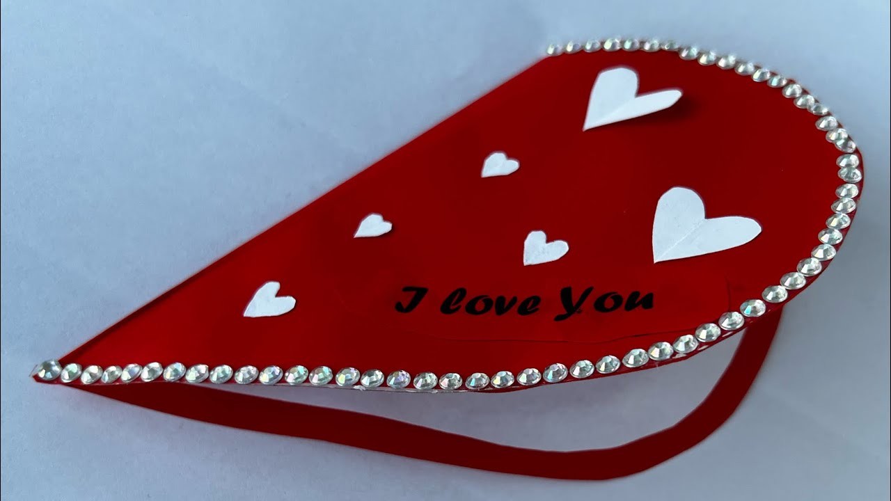 Herz Pop up Card, Valentins day Card, Card zum Muttertag, 8 März