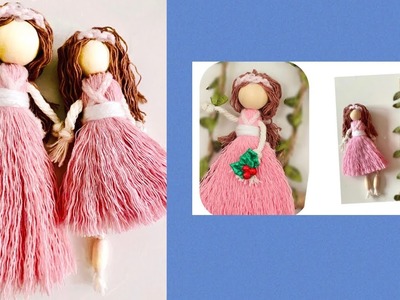 How to make cute angel macrame doll #bohodecor #simple #diy #handmade #girl #roomdecor #girls