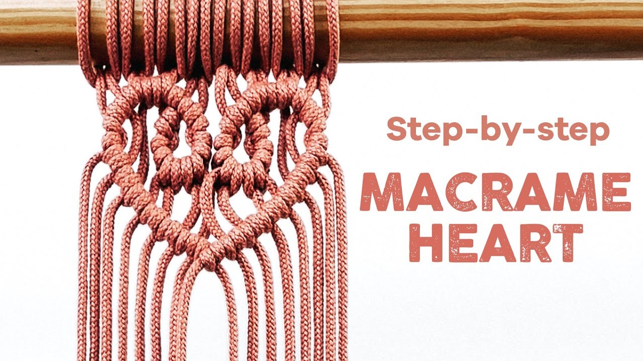 How to make Macrame Heart Pattern For Beginners.