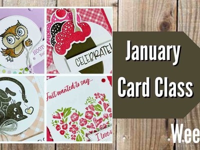 January 2023 Online Stampin’ Up! Card Class by Owl Star Stampers | New Mini Catalog Launch