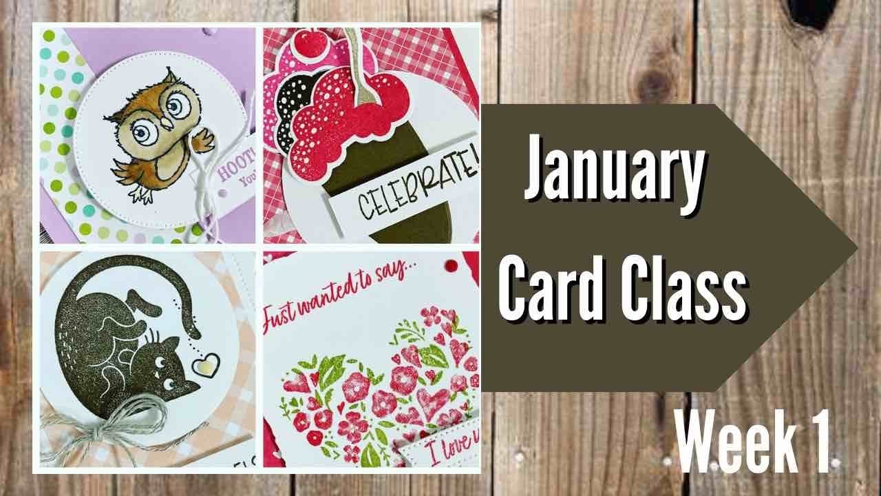 January 2023 Online Stampin’ Up! Card Class by Owl Star Stampers | New Mini Catalog Launch