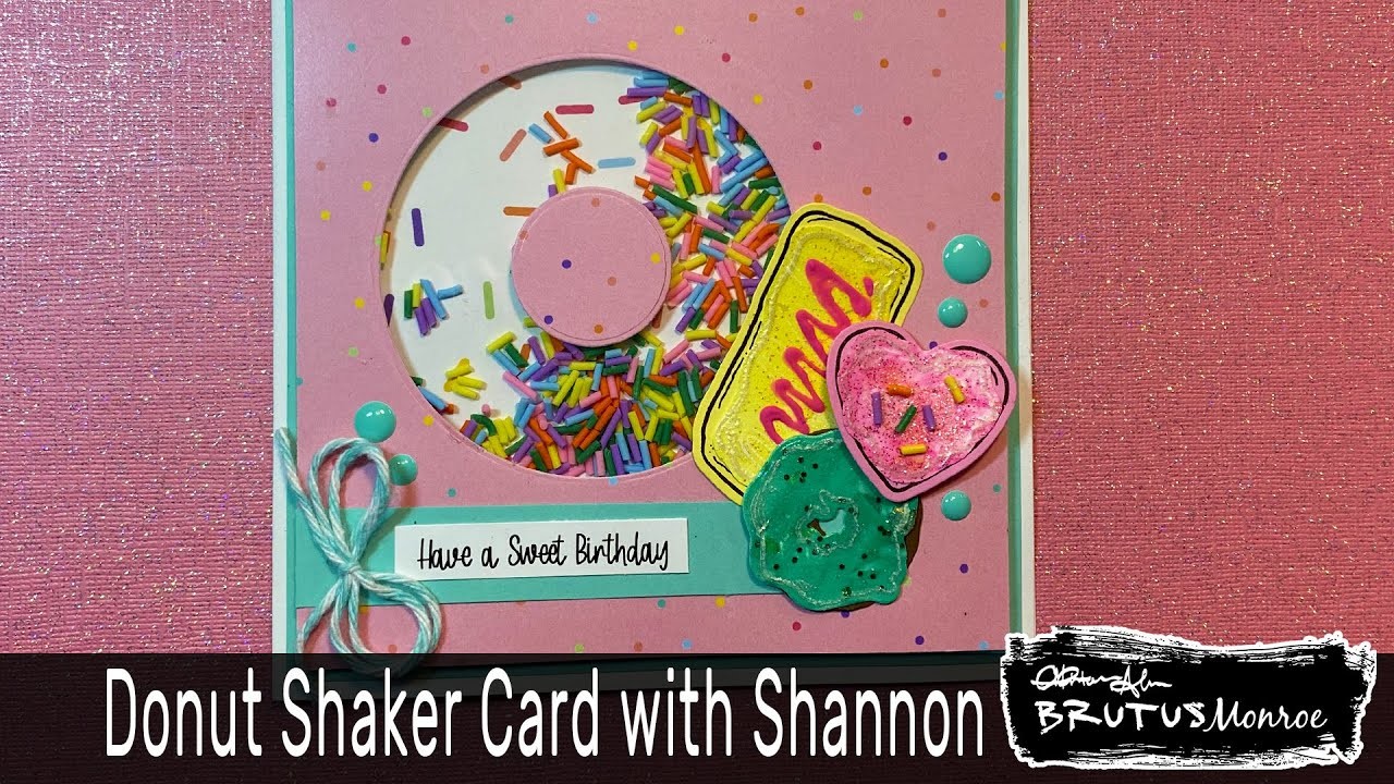 January Inspiration Box-Donut Shaker Card