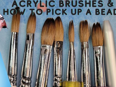 Let's Talk Acrylic Nail Brushes | Liquid to Powder Ratio-How to pick up Nail Beads!