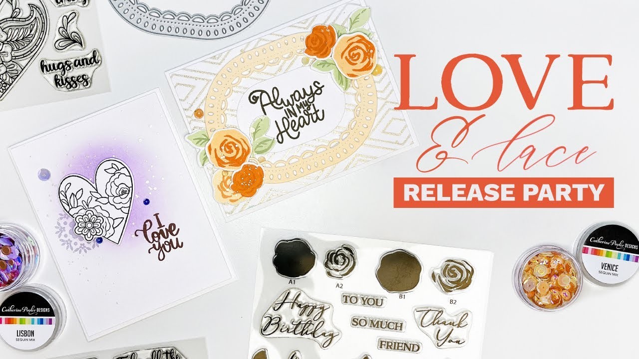 Love & Lace Release Party - Color Layering, Ink Blending and More!
