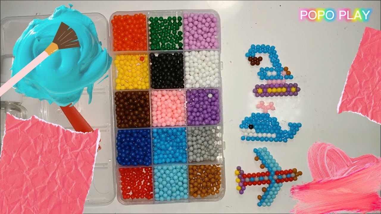 Make toys Water AquaBeads DIY Water Spray Magic Beads kit - Aquabead Beginner and Deluxe Studio Set