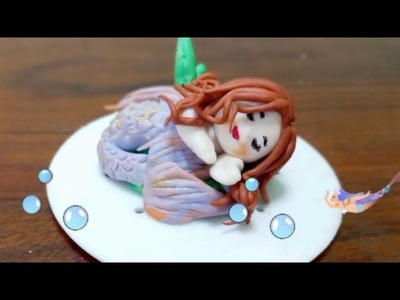 Mermaid doll | Clay Dolls Tutorial | Cold Porcelain Art | Clay Craft Ideas | Air Dry Clay