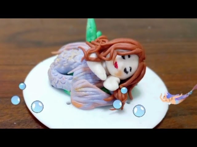 Mermaid doll | Clay Dolls Tutorial | Cold Porcelain Art | Clay Craft Ideas | Air Dry Clay