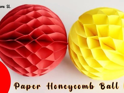 Paper Crafts How to make a Paper Honeycomb Ball DIY. .DP Creations SL