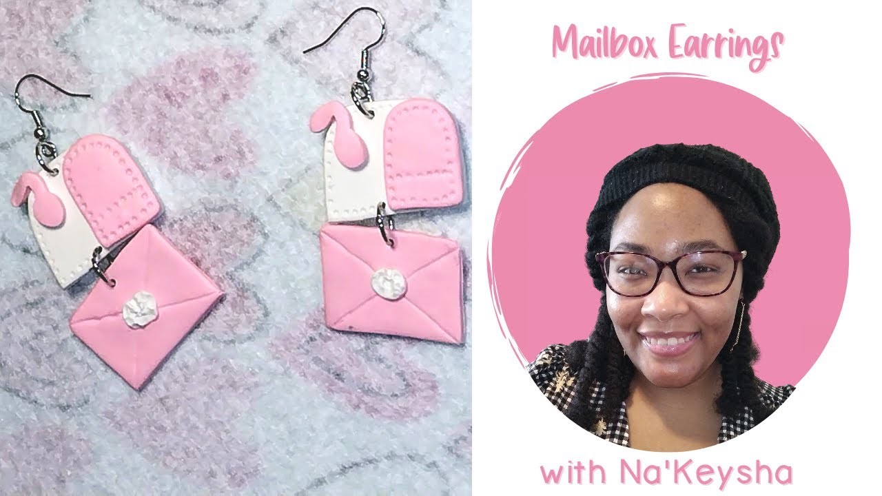 Polymer Clay Mailbox Earrings Design