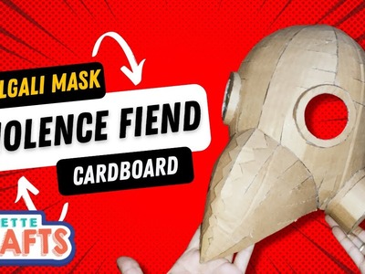 (Violence Fiend) Galgali Mask - DIY using cardboard | how to make violence fiend mask