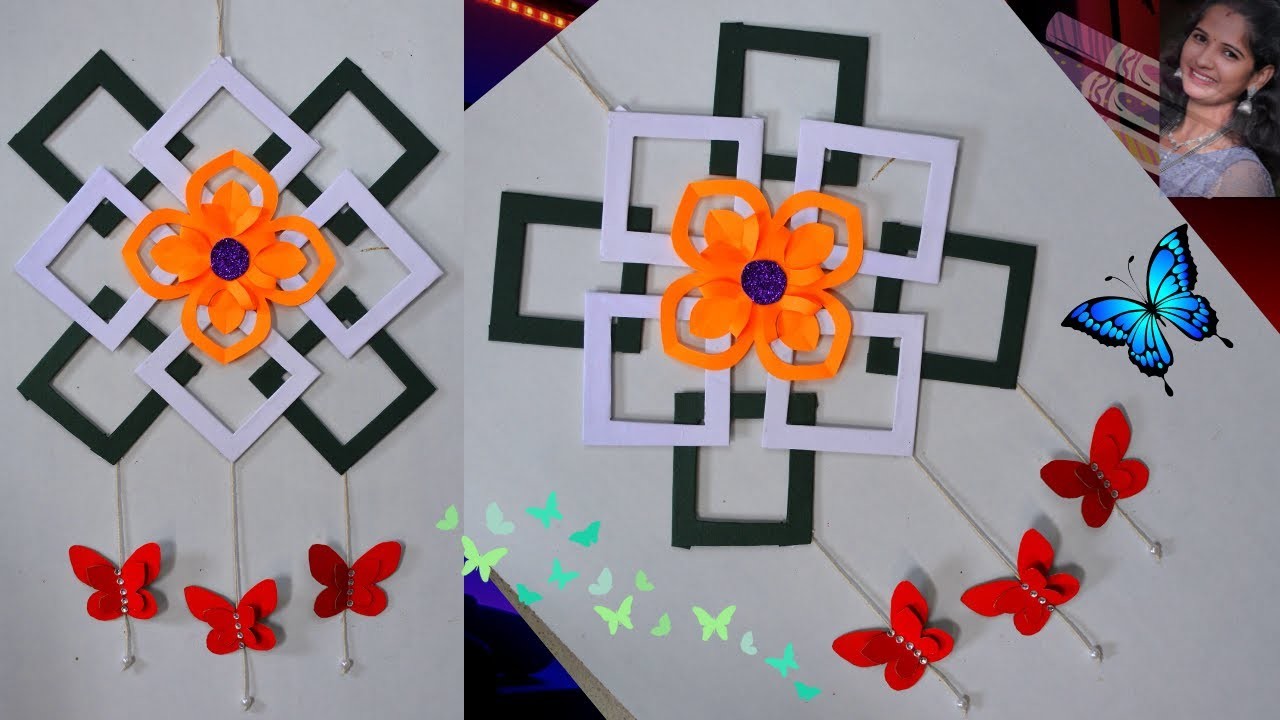 Wall Hanging Butterfly Craft Ideas | Butterfly Craft Ideas For Wall