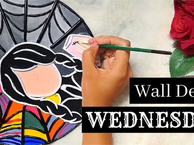 Wednesday Addams art. Clay wall decor ✨
