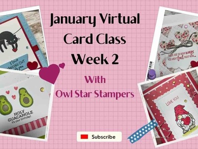 Week 2 Sale-A-Bration Card Class | January 2023 Online Stampin’ Up! Card Class by Owl Star Stampers