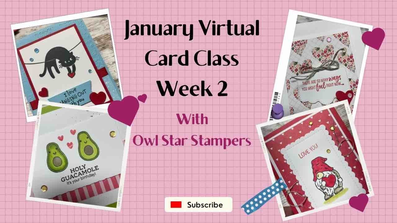 Week 2 Sale-A-Bration Card Class | January 2023 Online Stampin’ Up! Card Class by Owl Star Stampers