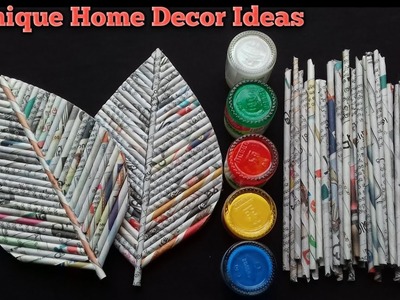 2 Easy And Best Home Decor Ideas | Newspaper Wall Hanging Ideas | Best Out Of Waste Crafts
