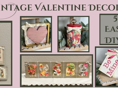 5 Vintage Valentine DIYs