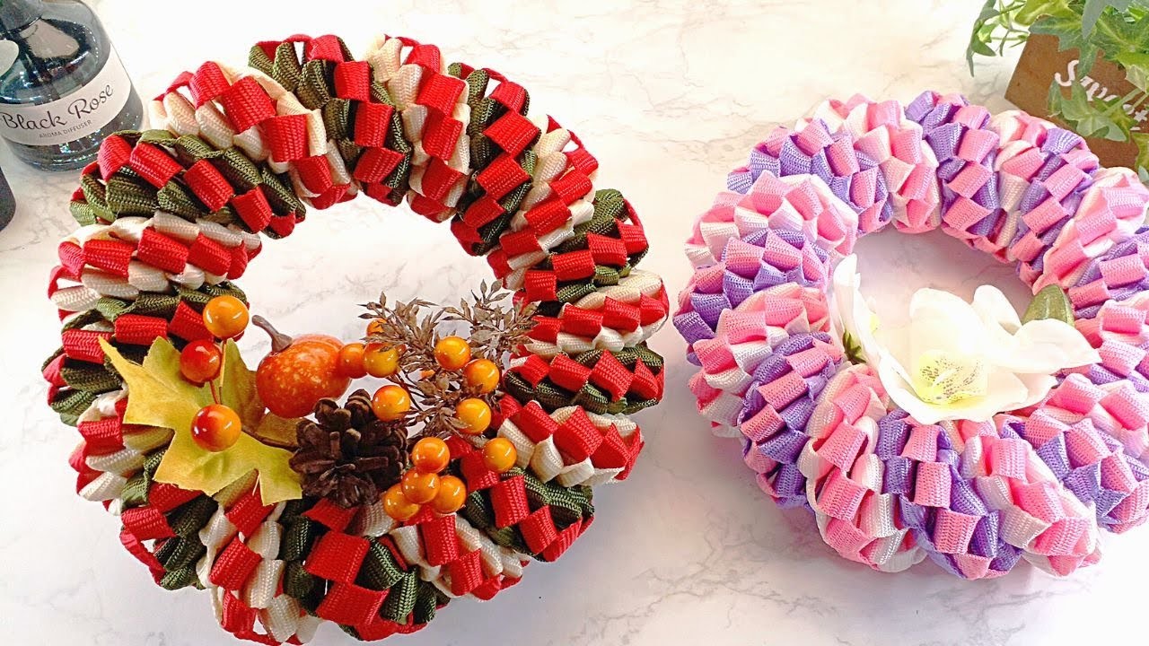 All-Year-Round Beauty Crafts | Spiral Wreath to Make at Home Easy | I. Sasaki Design