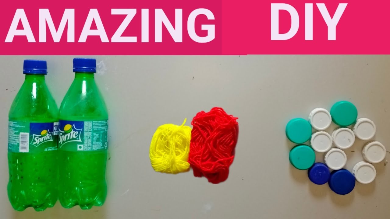 Amazing DIY Out Of Waste Plastic Bottle And Bottle Cap | Waste Material Craft | Best Out Of Waste