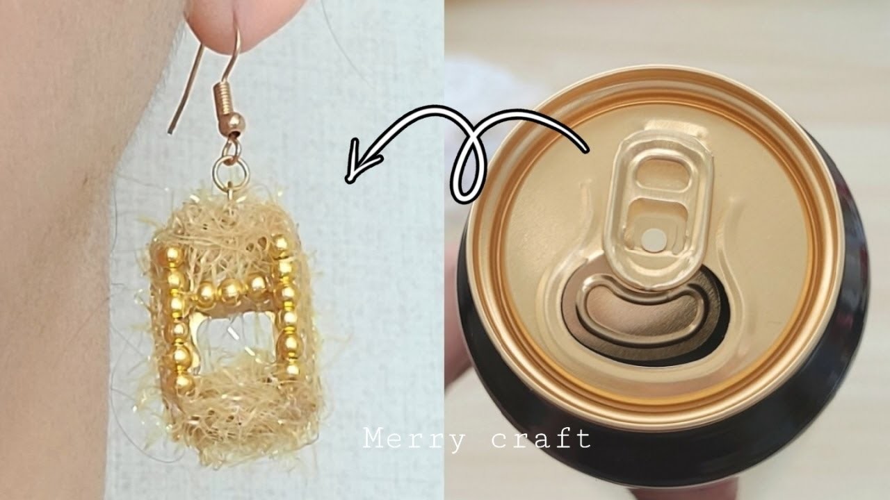 Amazing!! Super Easy Earrings making idea using opening ring - DIY Gift craft ideas