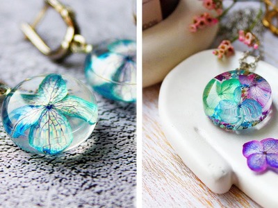 Beautiful DIY Flower and Epoxy resin jewelry You'll Love || Relax and Hand Made
