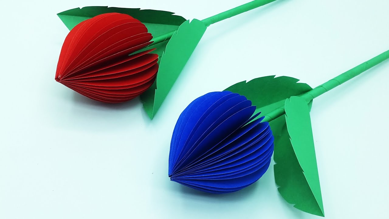 Beautiful Paper Flower | Valentine's Day Gift Ideas With Flower | DIY Handmade Crafts