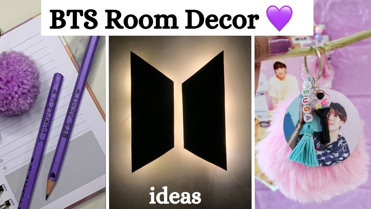 Bts Room decor ????✨. how to make Bts room. Save money. bts merch. bts nightlamp. bts twitter