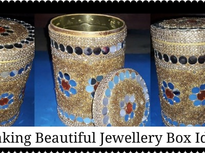 Decorating Jewellery Box||Beautiful Jewellery Box||Making Beautiful Jewellery Box||Jewellery Box