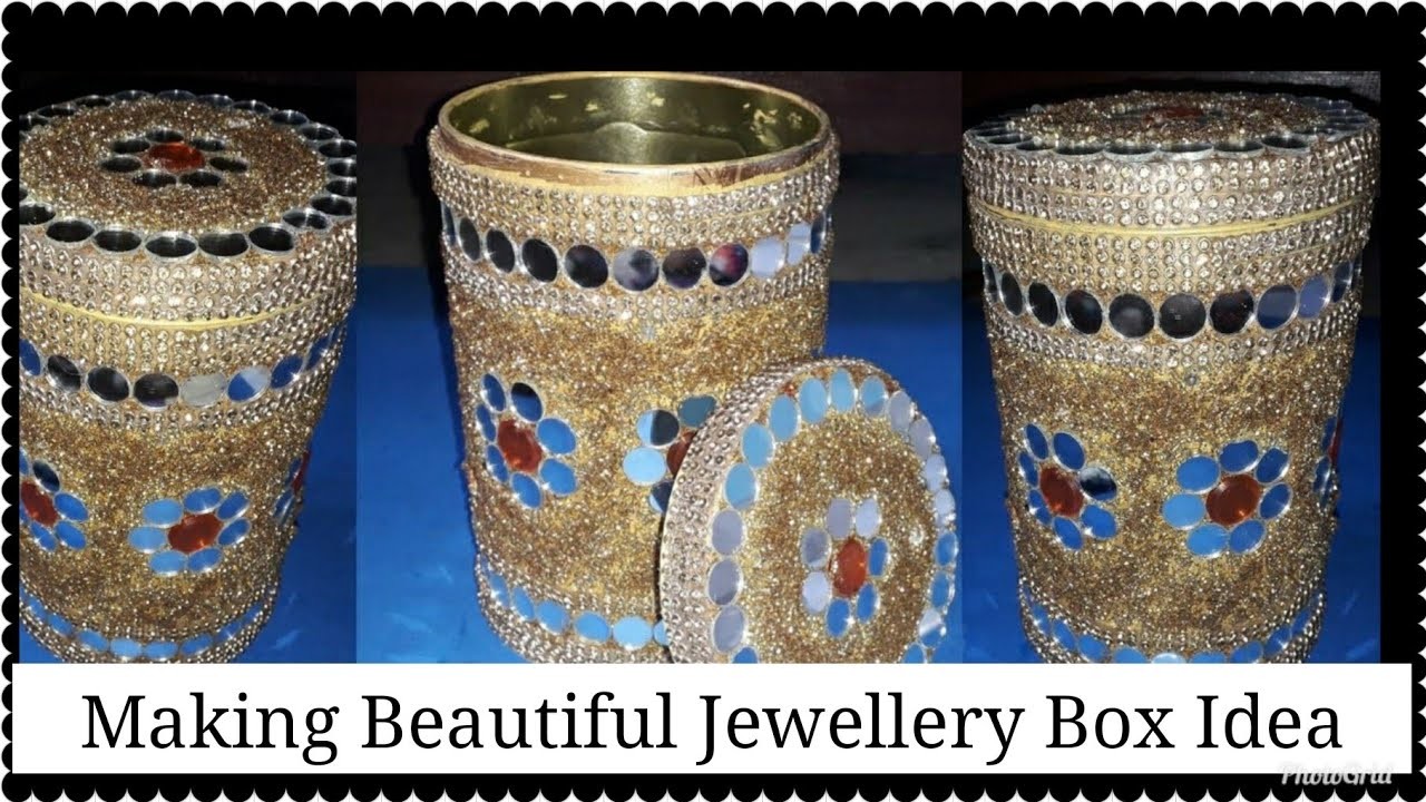 Decorating Jewellery Box||Beautiful Jewellery Box||Making Beautiful Jewellery Box||Jewellery Box