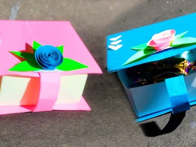 DIY- Chocolate Gift Box Idea's || Chocolate Day Special Handmade Gift Box || Origami Box????????