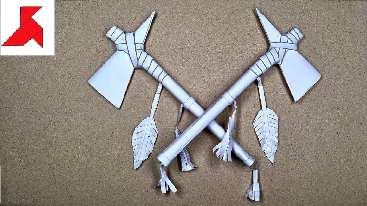DIY - How to make TOMAHAWK (version 2.0) from A4 paper