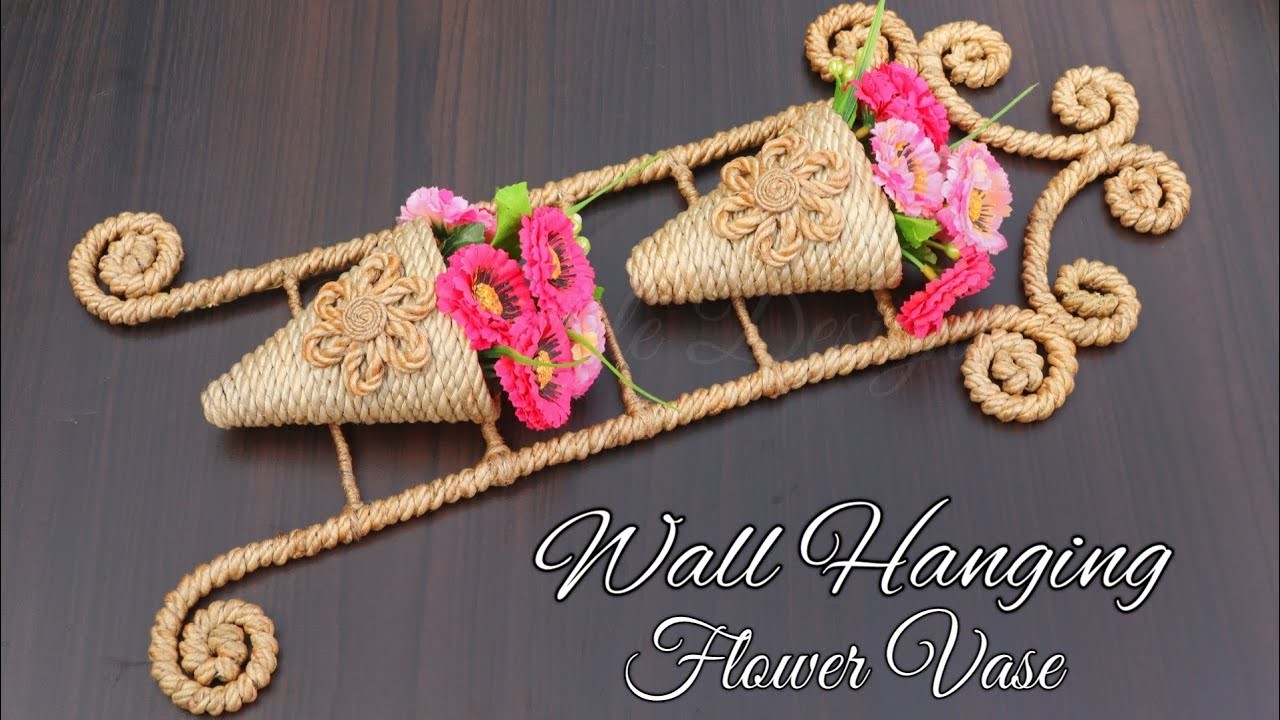 DIY Wall hanging Craft Idea with Jute and Cardboard | Jute Wall Decor | Hanging Home Decor Ideas