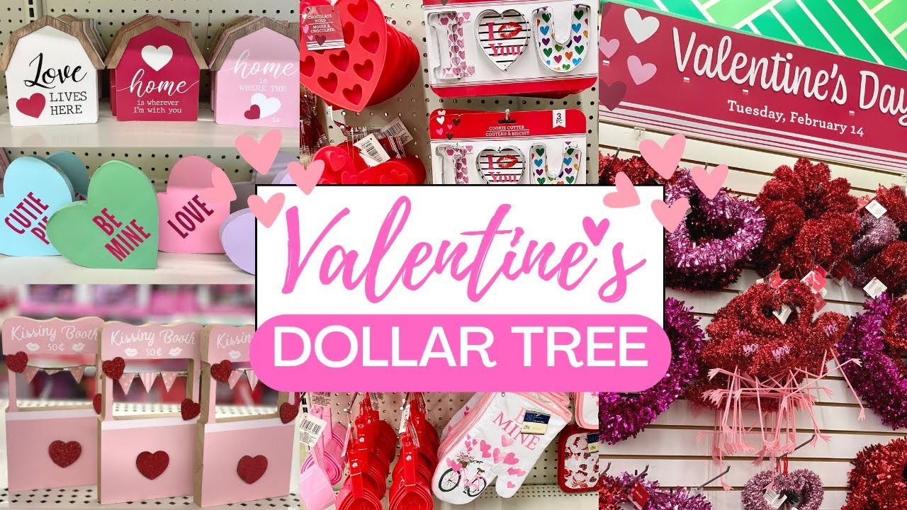 Dollar Tree VALENTINES 2023 | Dollar Tree Valentines New Finds | New Decor & DIY Shop With Me ????