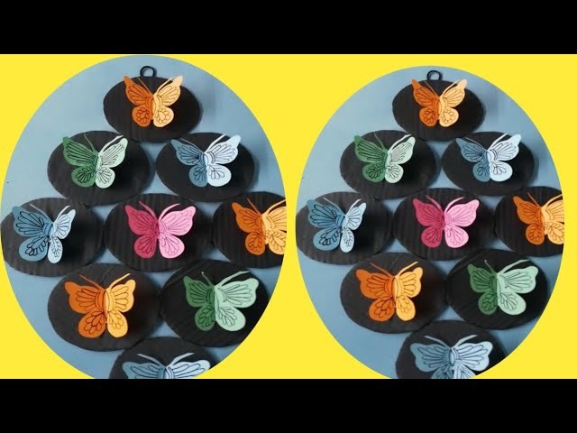 Easy Paper Butterflies Wall Decor|How to make Paper Butterfly|Paper Craft
